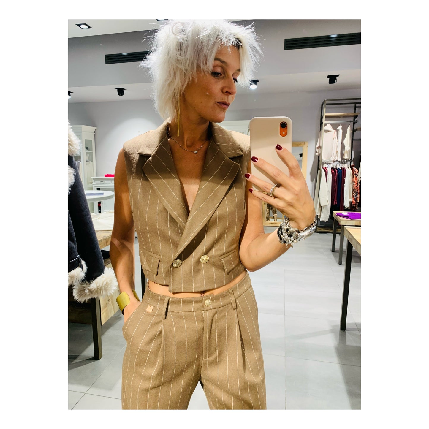 Gilet gessato - Dell