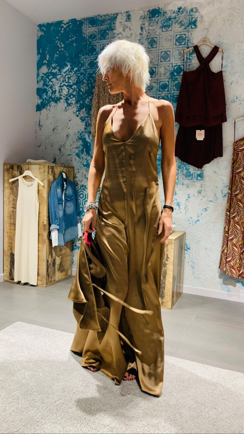 Abito lungo bronzo - Merci