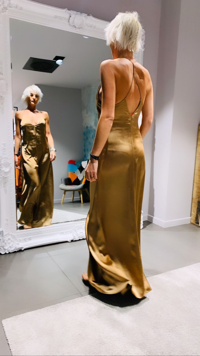 Abito lungo bronzo - Merci