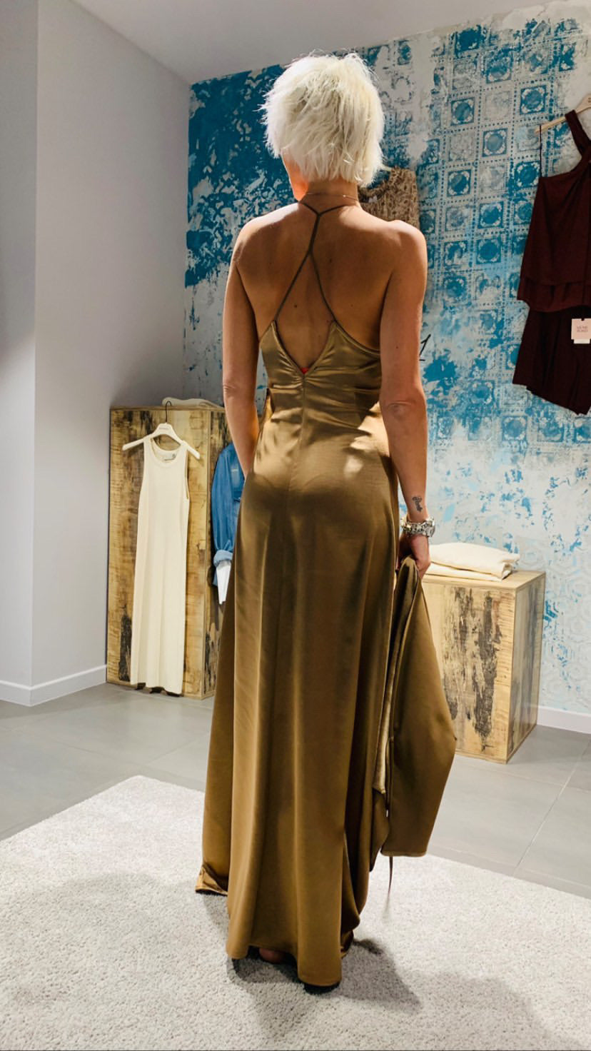 Abito lungo bronzo - Merci