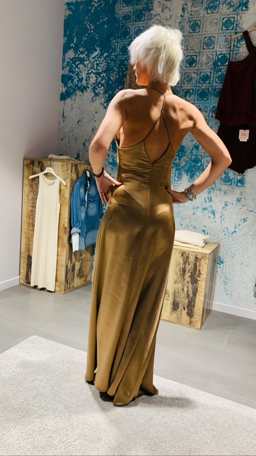 Abito lungo bronzo - Merci