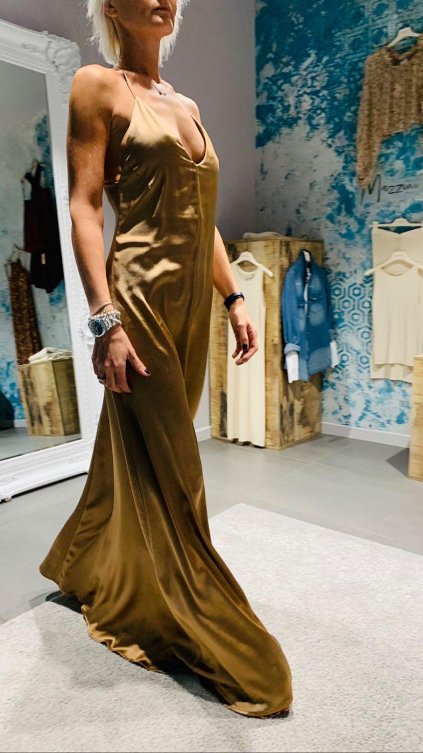Abito lungo bronzo - Merci