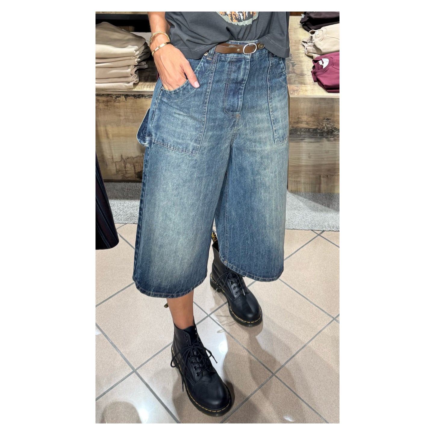 Bermuda jeans worker - Souvenir