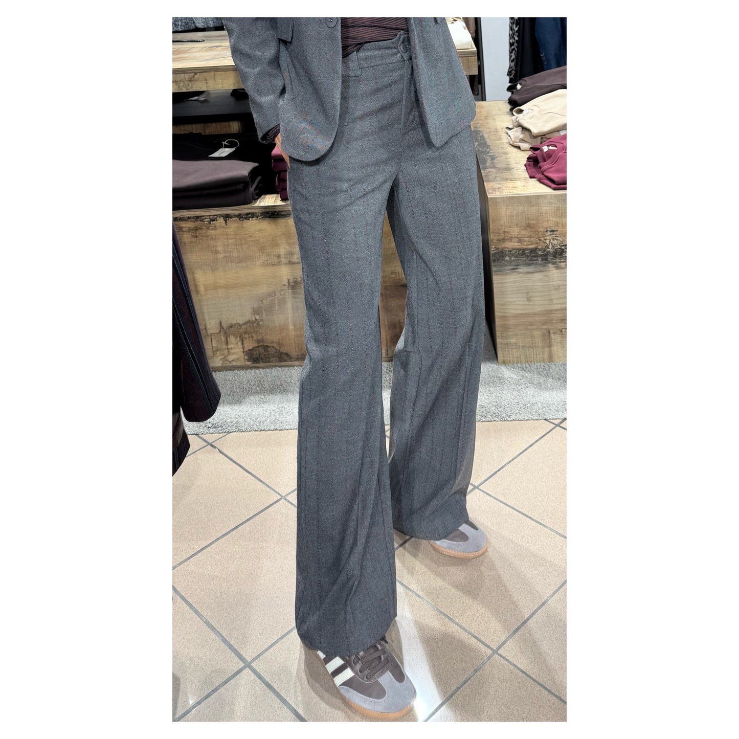 Pantalone gamba dritta coulisse - Tensione In