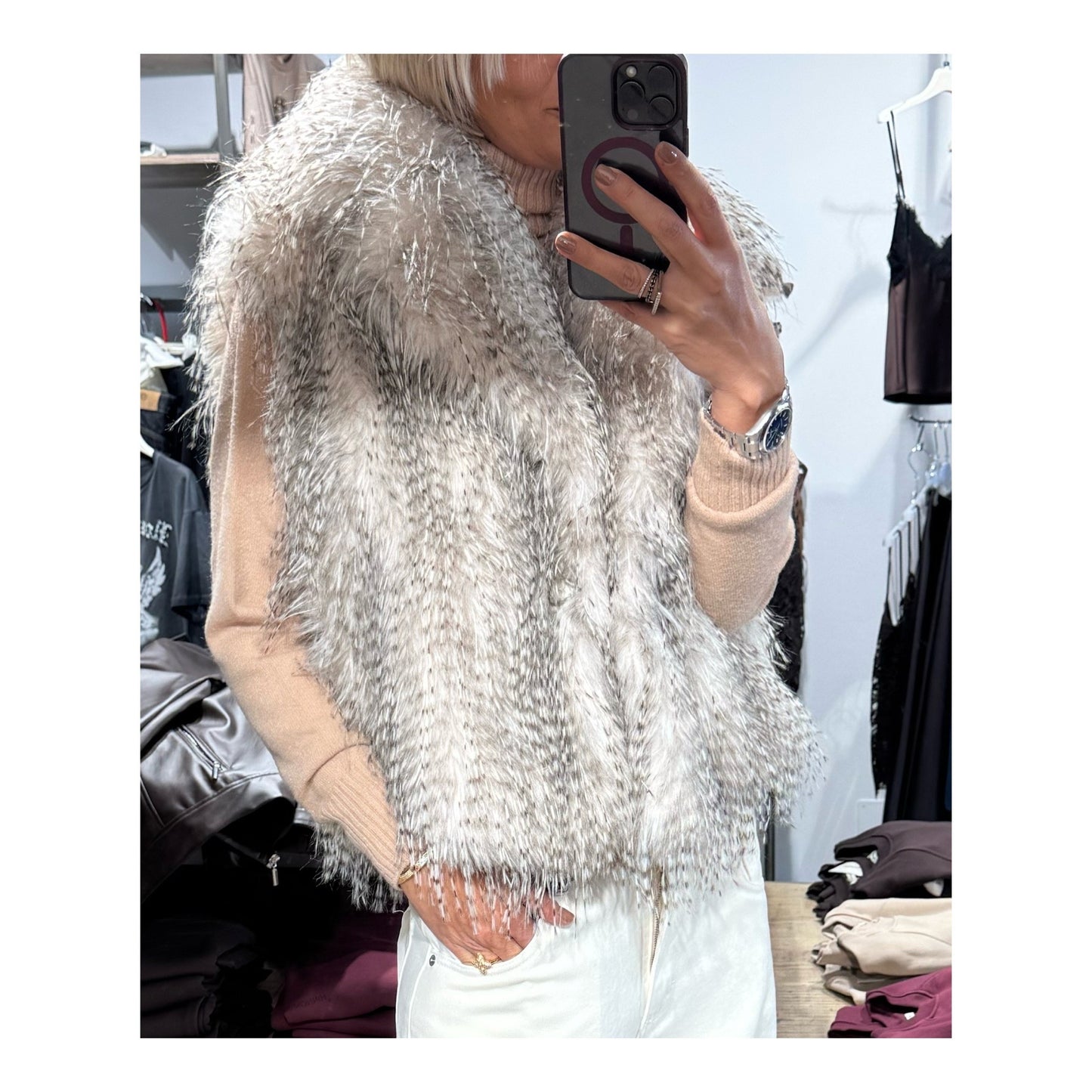 Gilet pelliccia - Tensione In