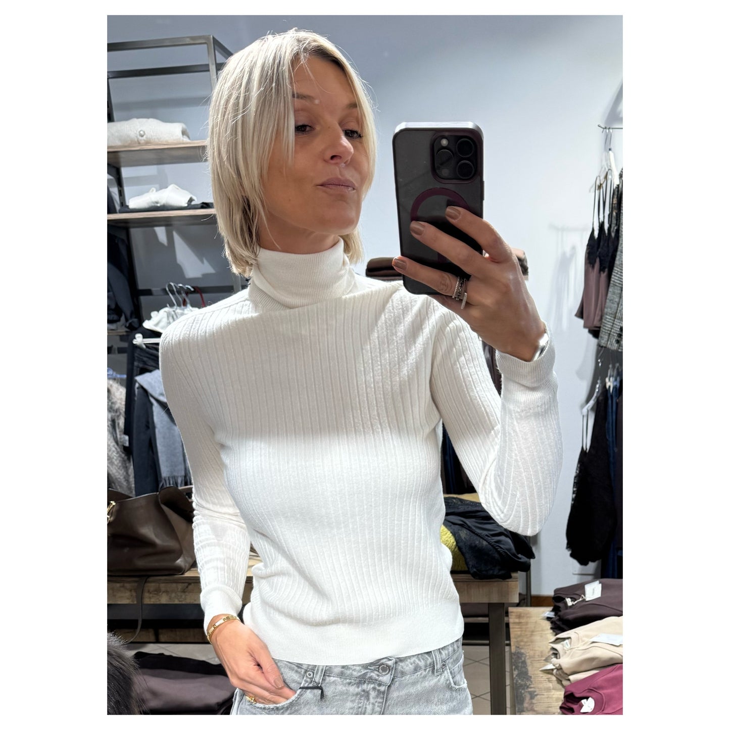 Dolcevita viscosa costina larga -Souvenir