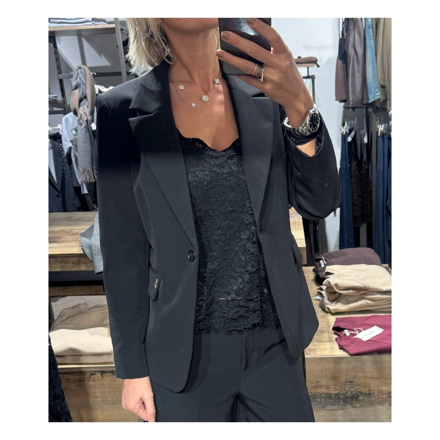 Blazer monopetto sfiancato - Souvenir