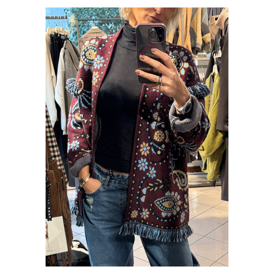 Cardigan sfrangiato - Tensione In