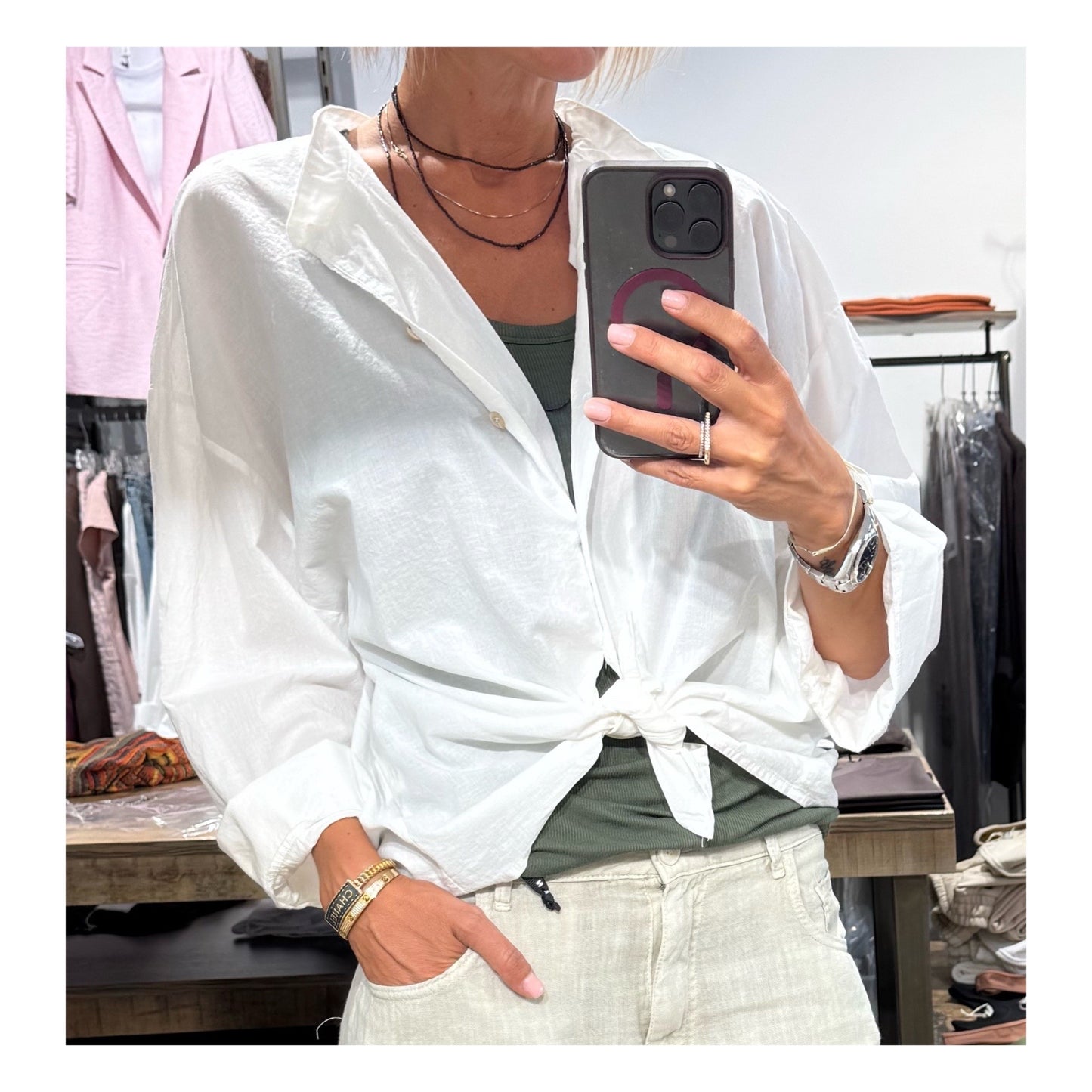 Camicia coreana cotone leggero - Souvenir