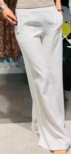 Pantalone bianco palazzo -Merci.