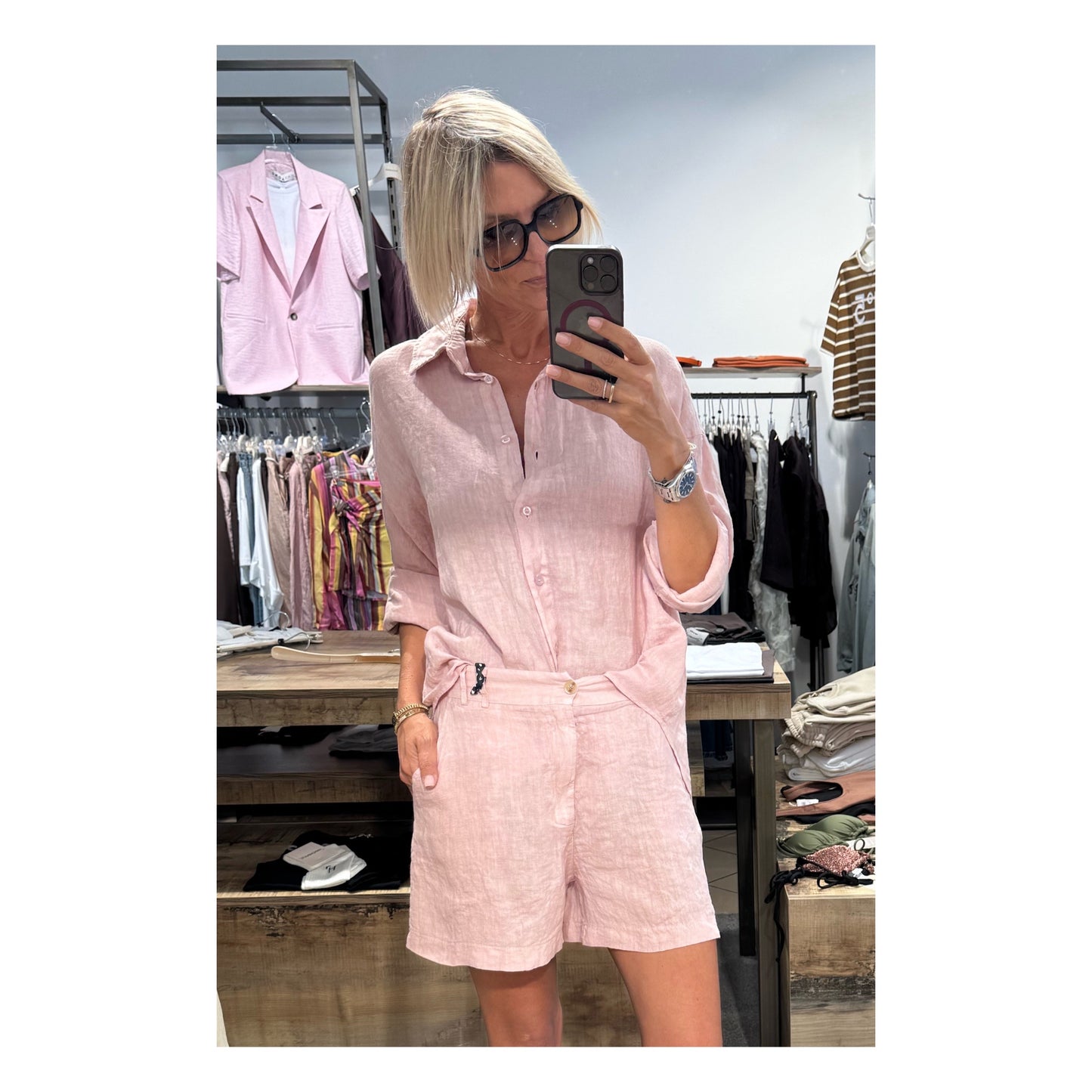 Completo camicia Bermuda coulisse - Haveone