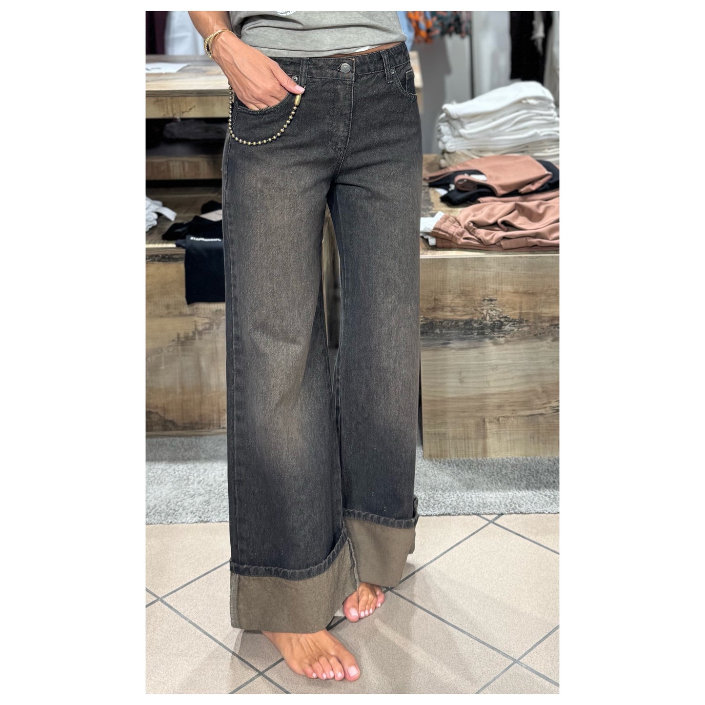 Jeans risvolto - Souvenir