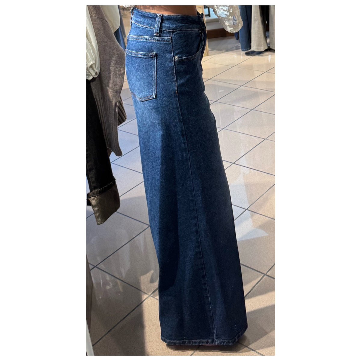 Jeans palazzo elasticizzato - Tensione In