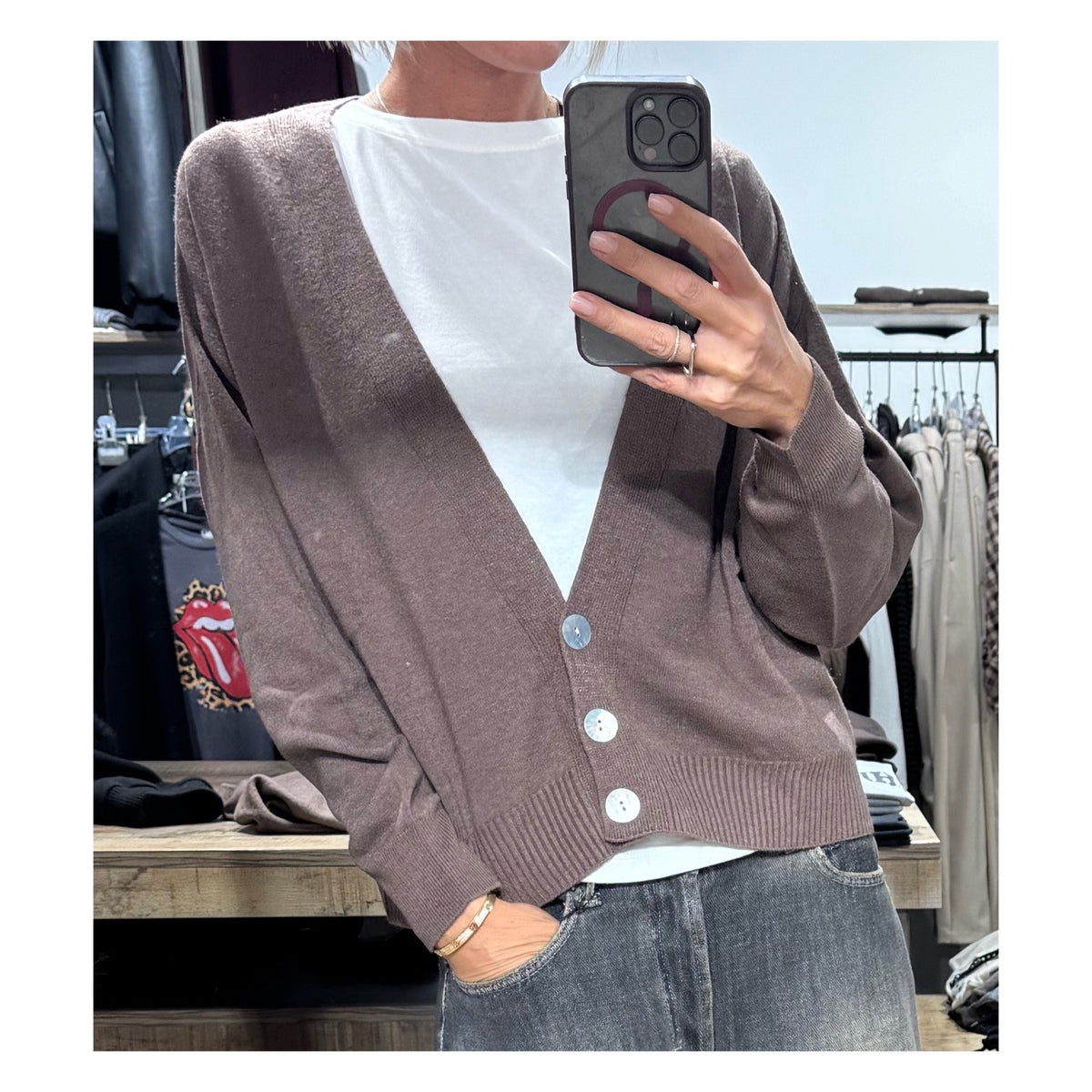 Cardigan morbido - carta libera