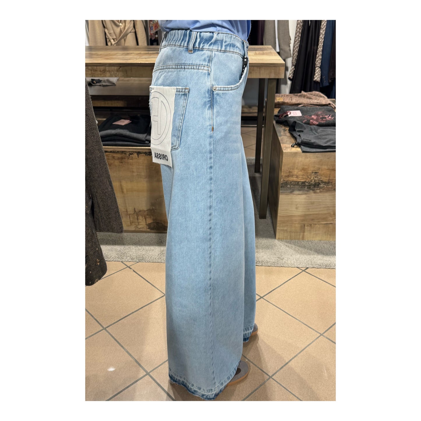 Denim Wide leg coulisse - Have one