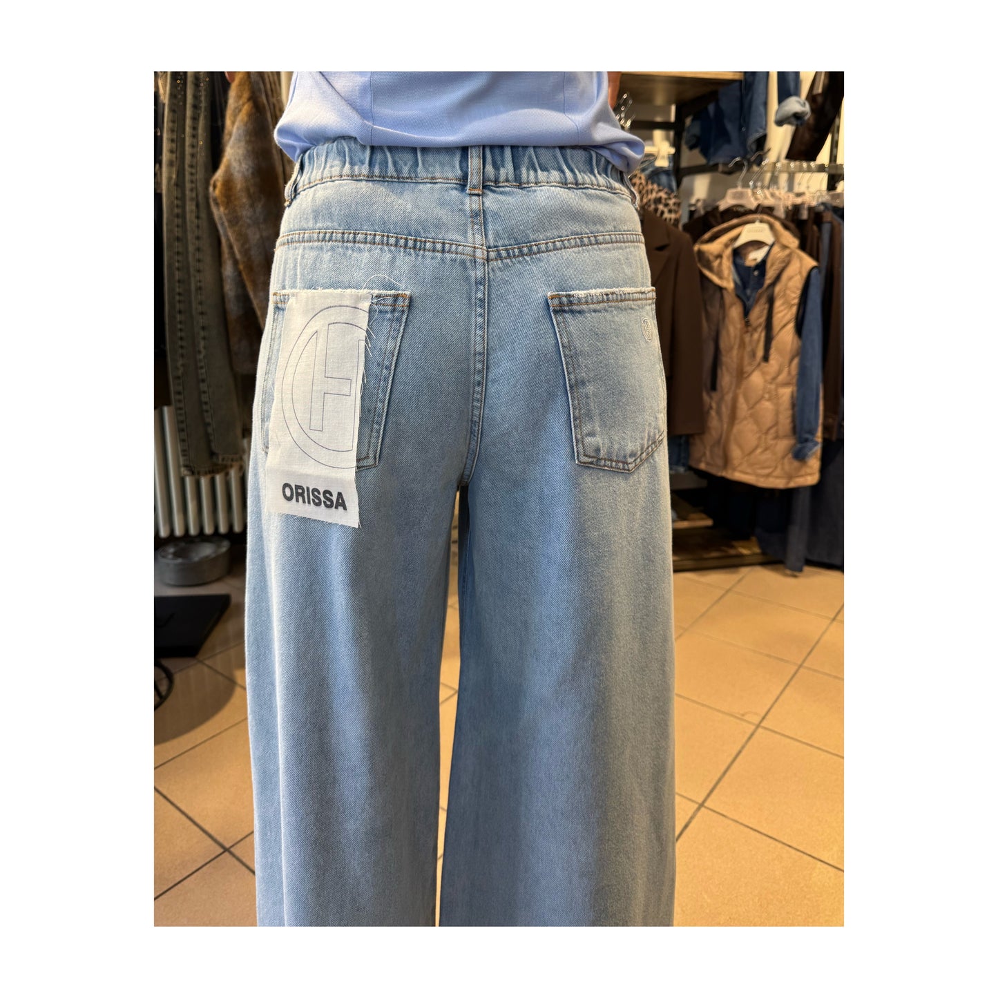 Denim Wide leg coulisse - Have one
