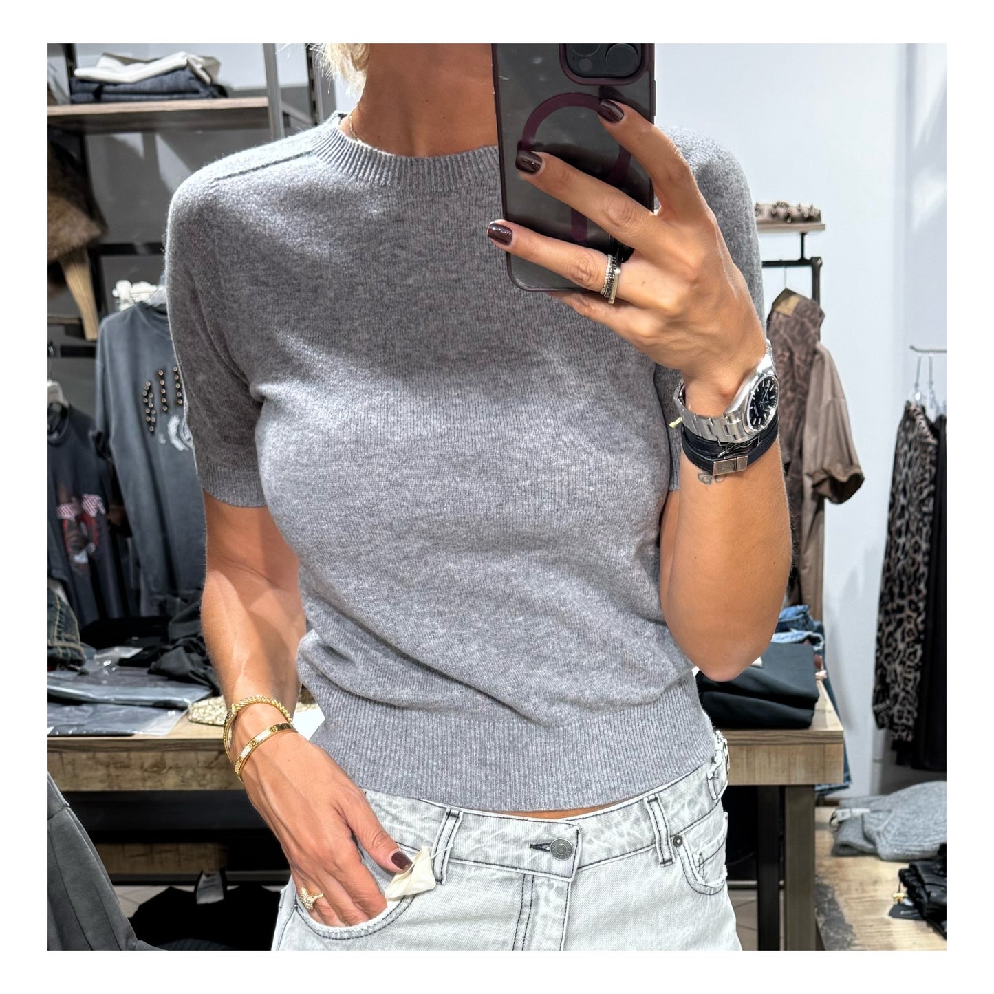 Maglioncino lana manica corta - Souvenir