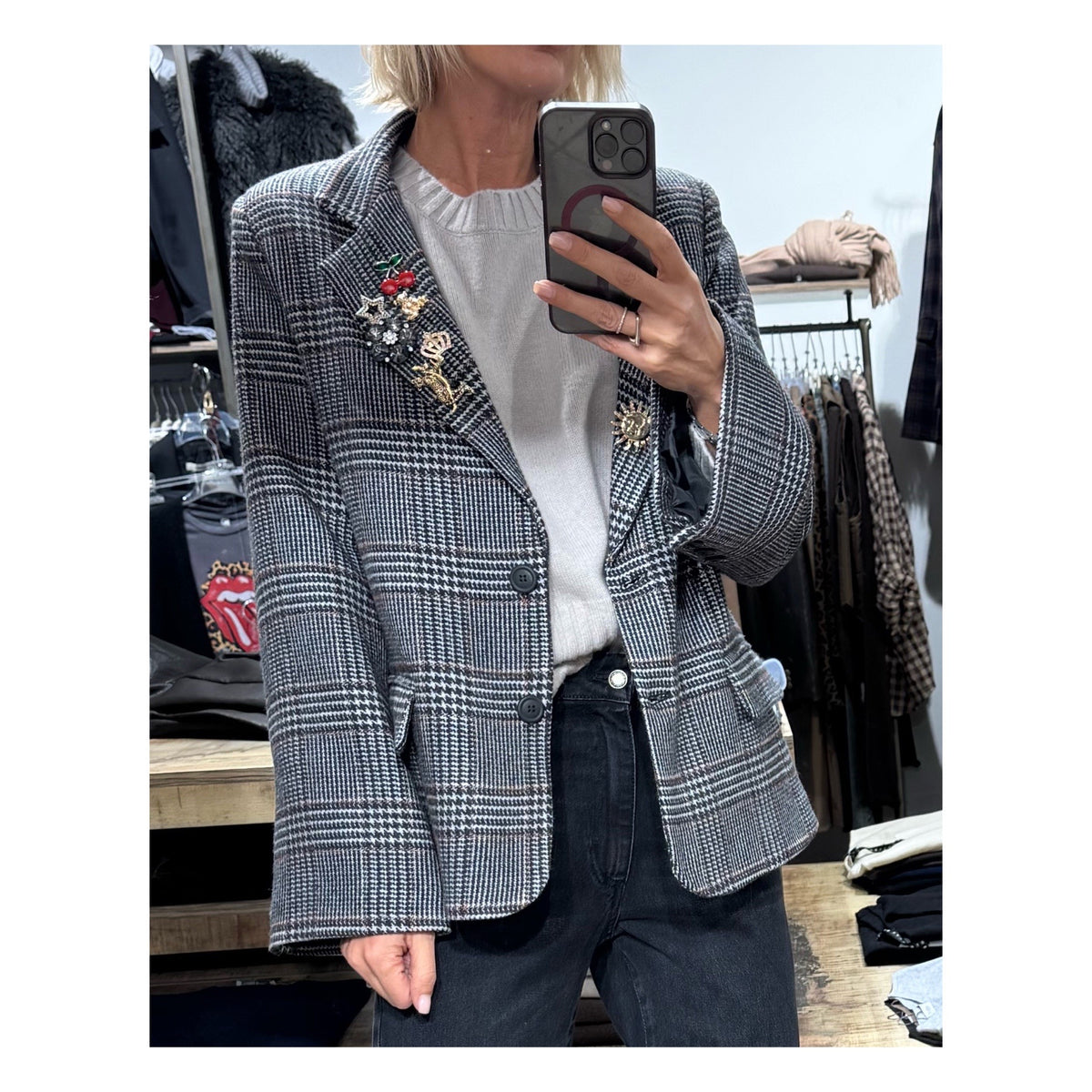Blazer check spille - Tensione In