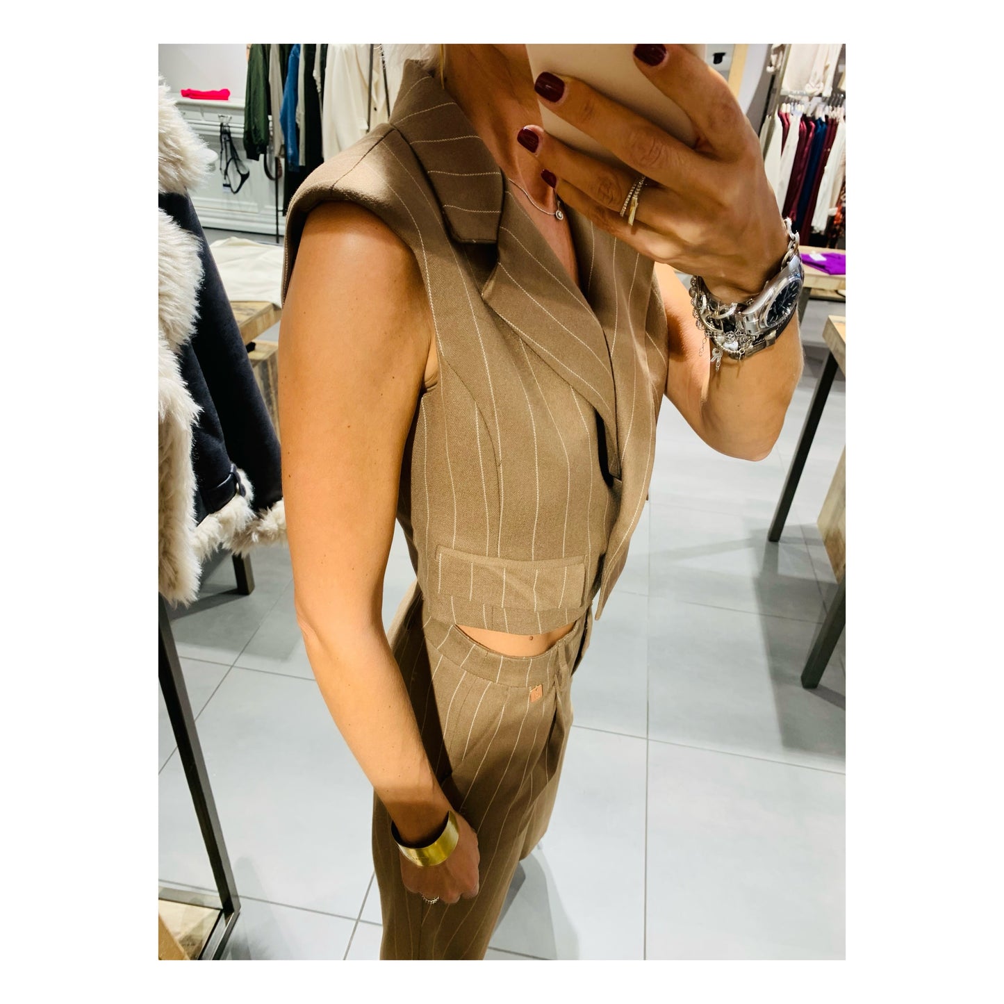 Gilet gessato - Dell