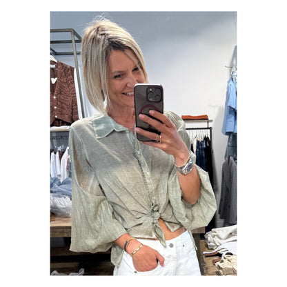 Camicia mussola con elastico manica sul fondo - Have One