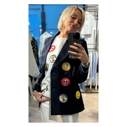 Blazer denim patch - Tensione In
