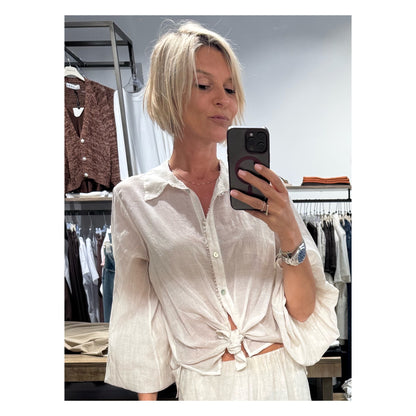 Camicia mussola con elastico manica sul fondo - Have One