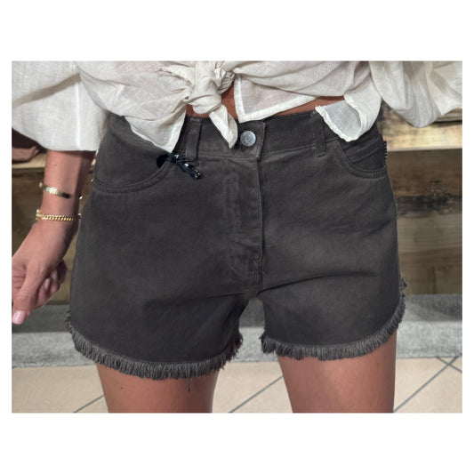 Short sfrangiato bull denim - Haveone