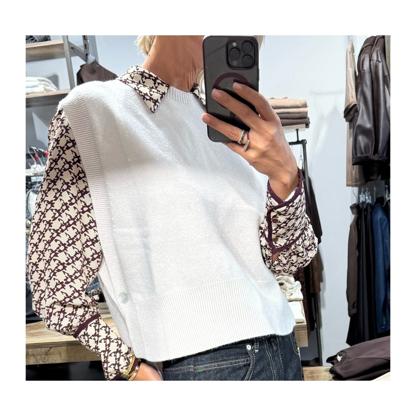 Gilet bottone - carta libera