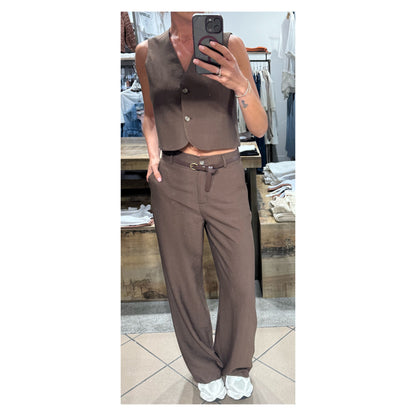 Completo gilet pantalone con coulisse - Haveone