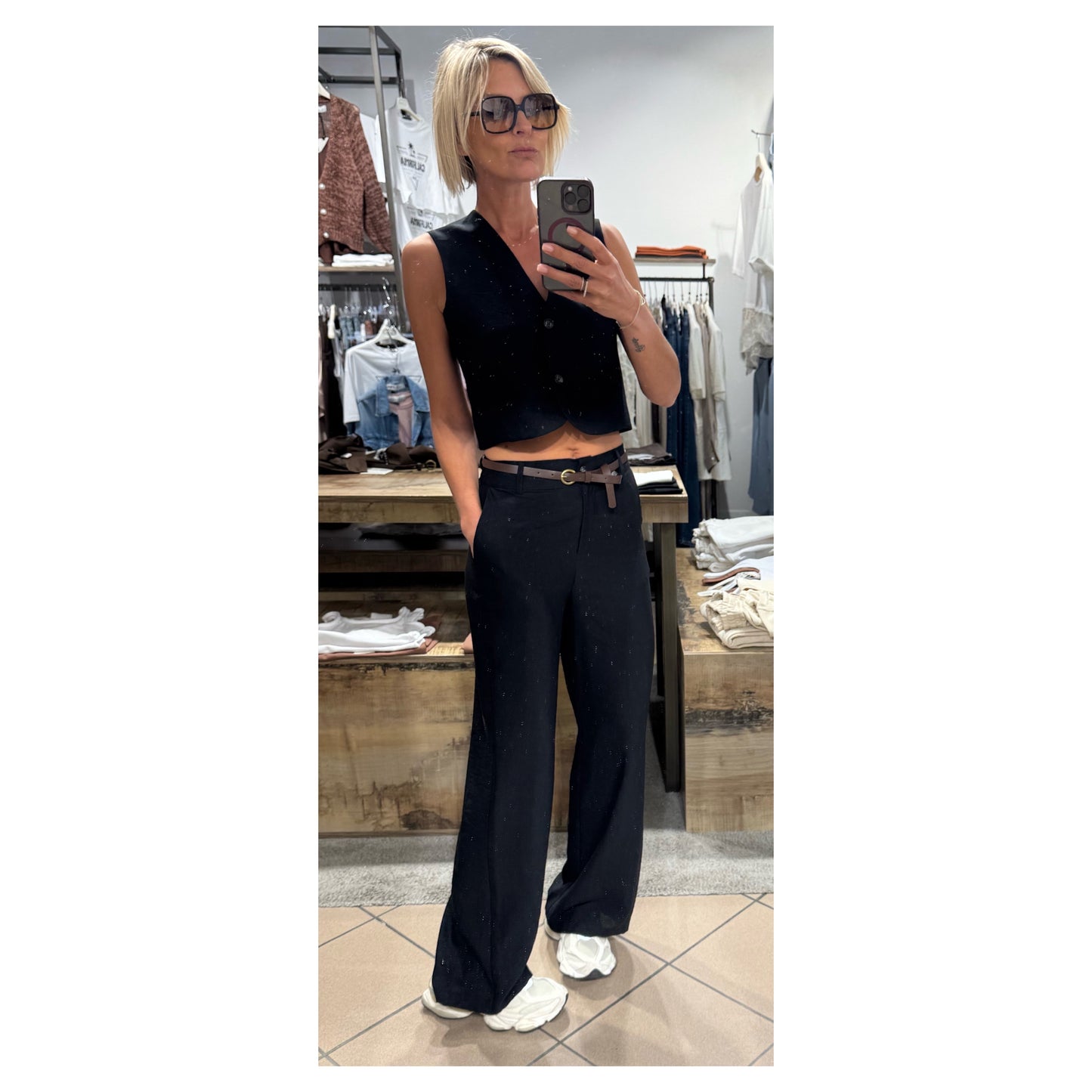Completo gilet pantalone con coulisse - Haveone