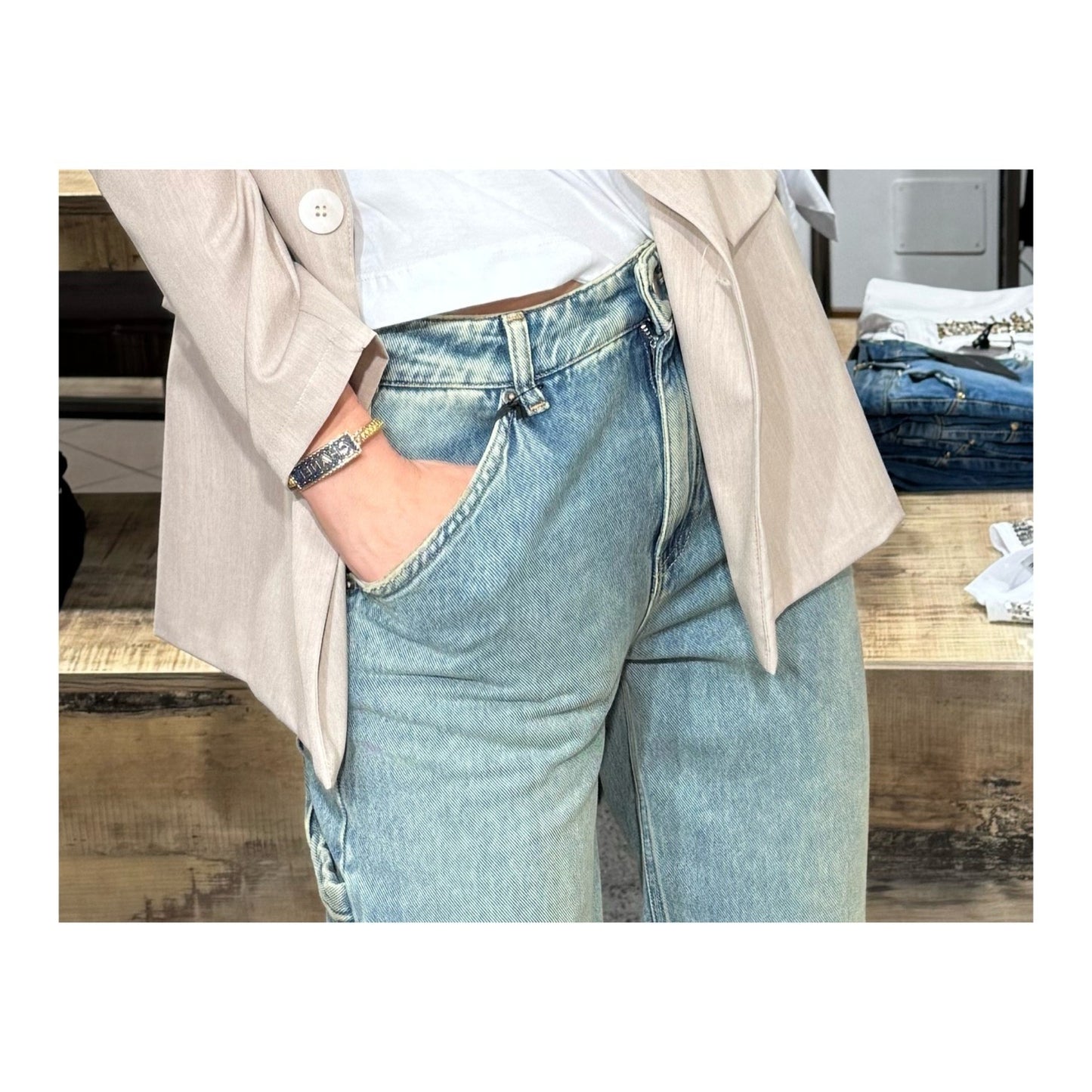 Jeans worker morbido  - Souvenir