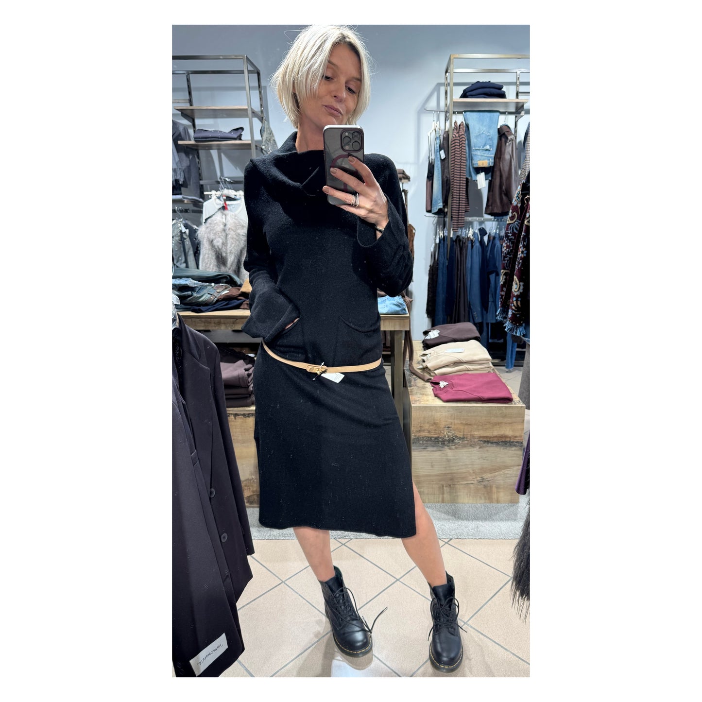 Abito maglia di viscosa calda - carta libera