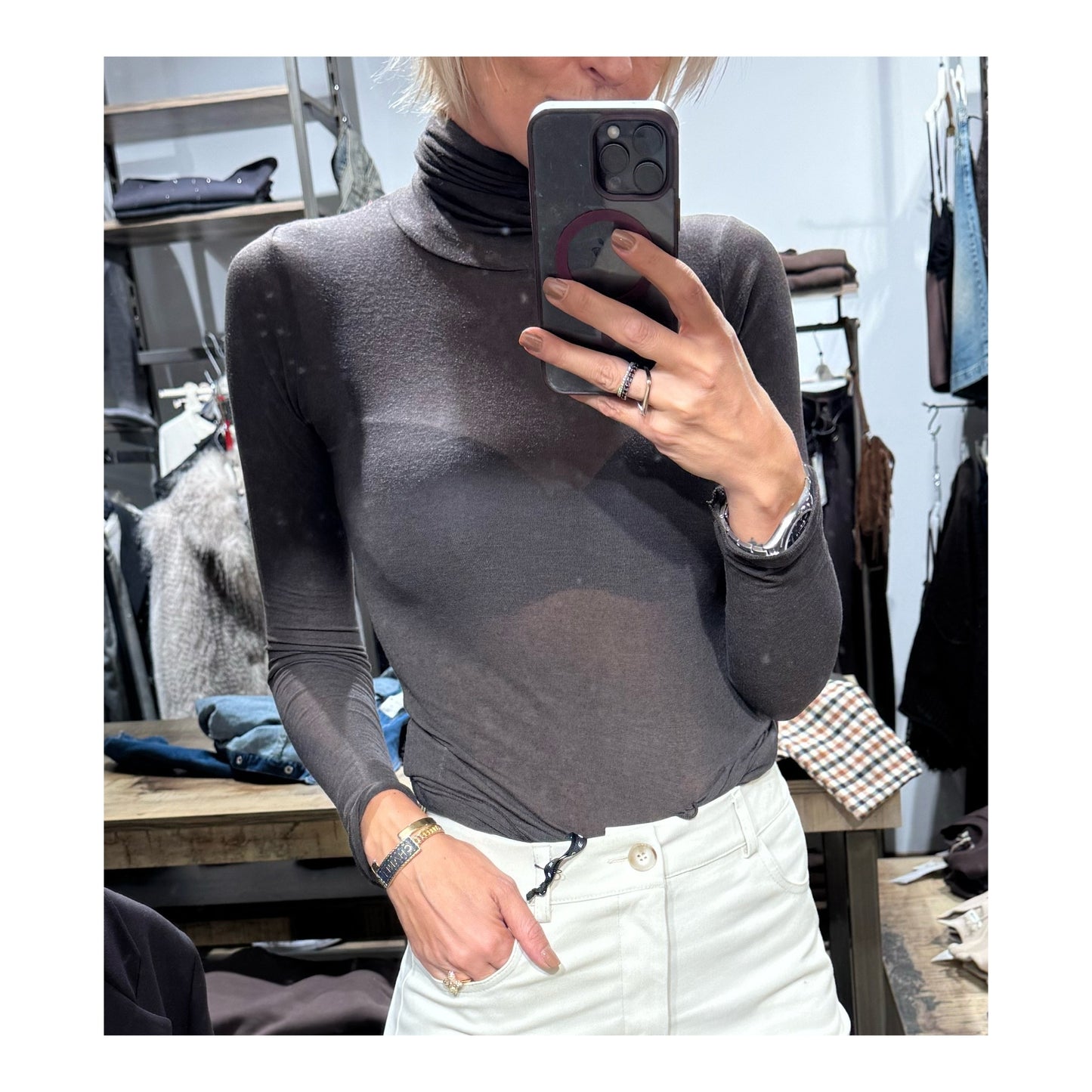 Dolcevita sottile misto cachemire -Souvenir