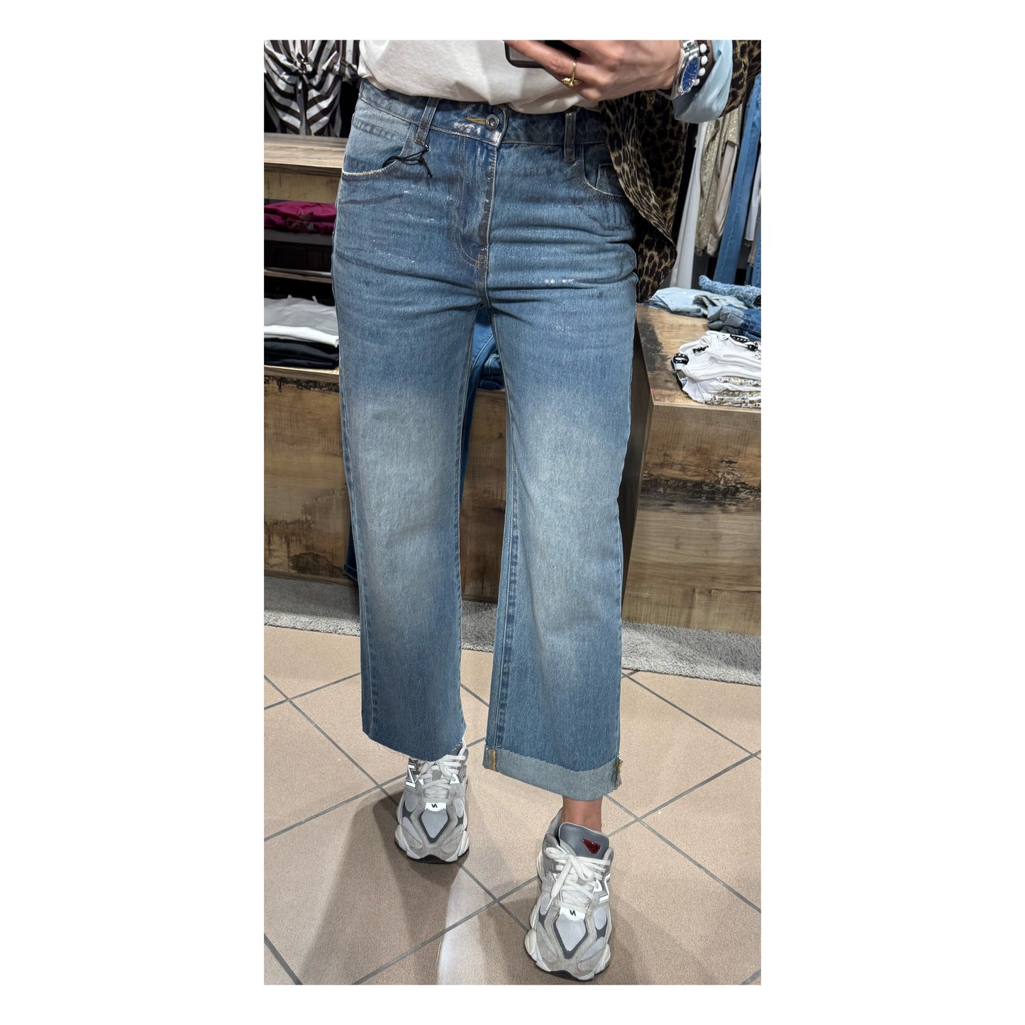 Jeans effetto argento - Tensione In