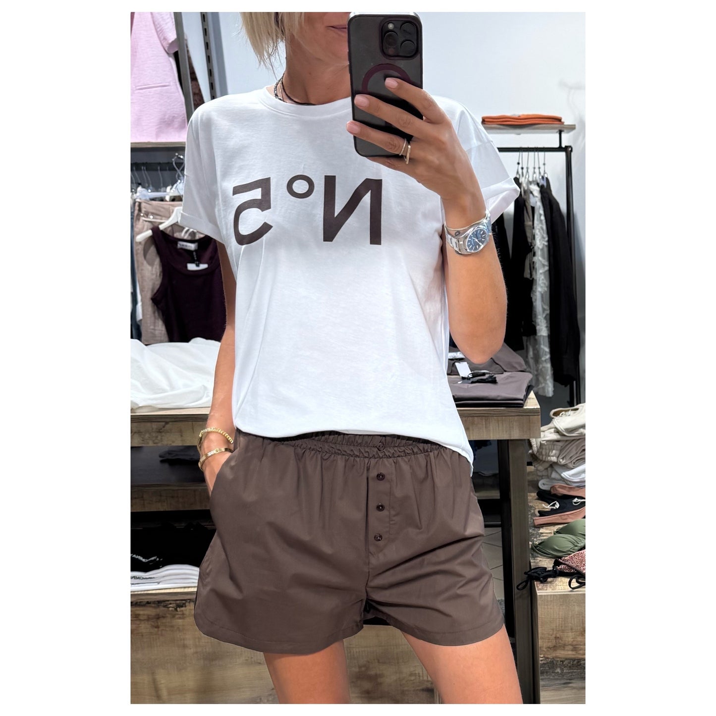 Completo t-shirt e bermuda coulisse - Tensione In