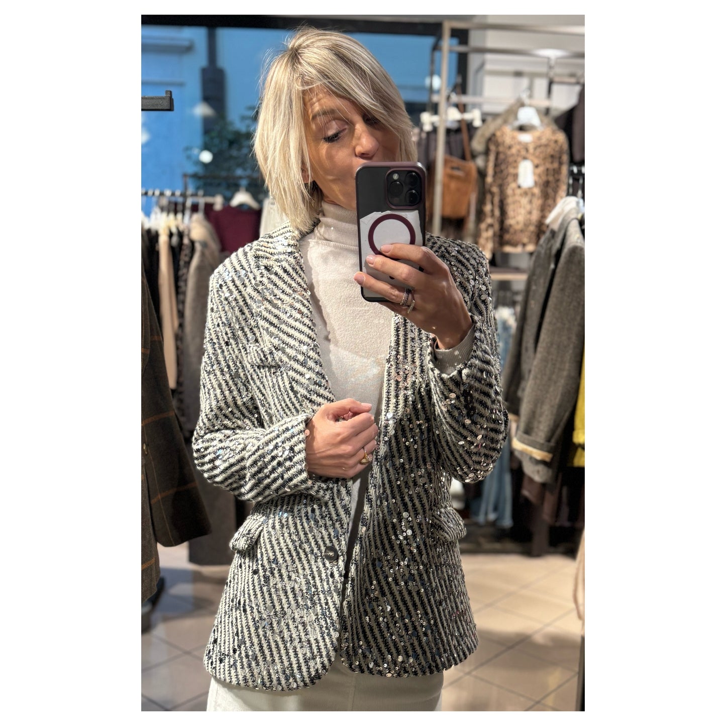 Blazer caldo paillettes - Tensione In