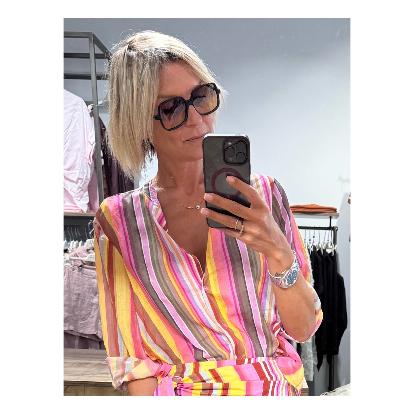 Camicia in mussola  - tensione in