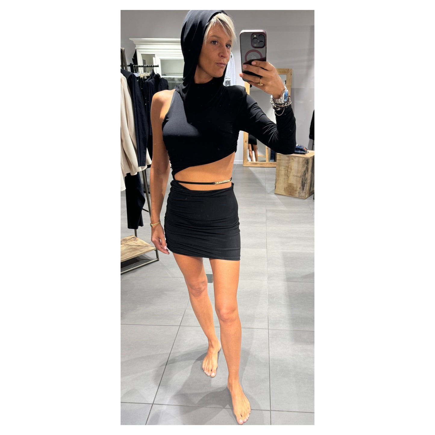 Abito cappuccio - Swanne