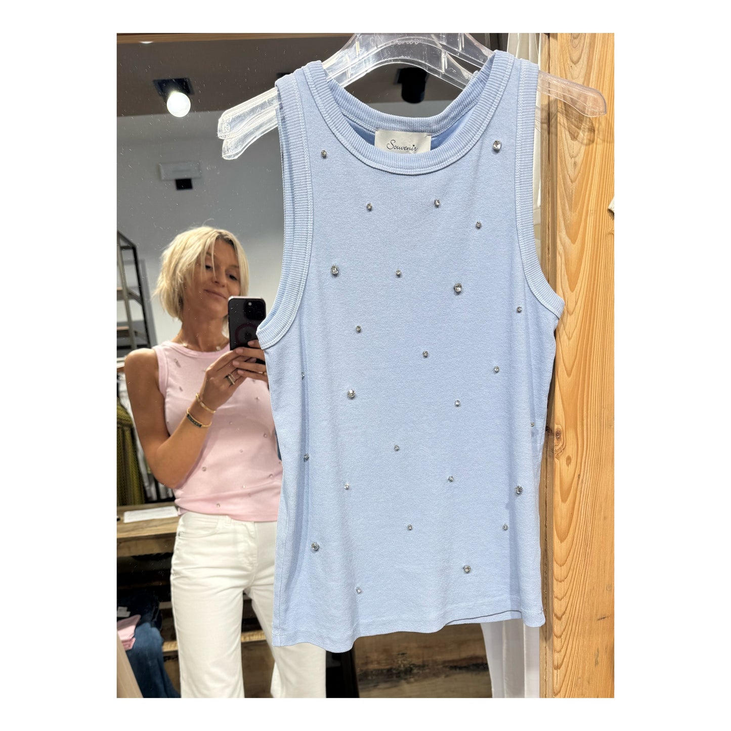 Canotta costina gioiello - Souvenir