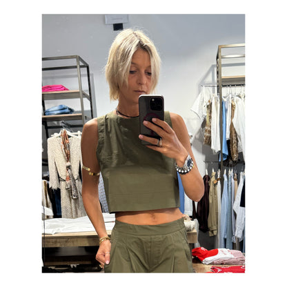 Top corto cotone - Tensione In