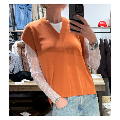 Pull smanicato - carta libera