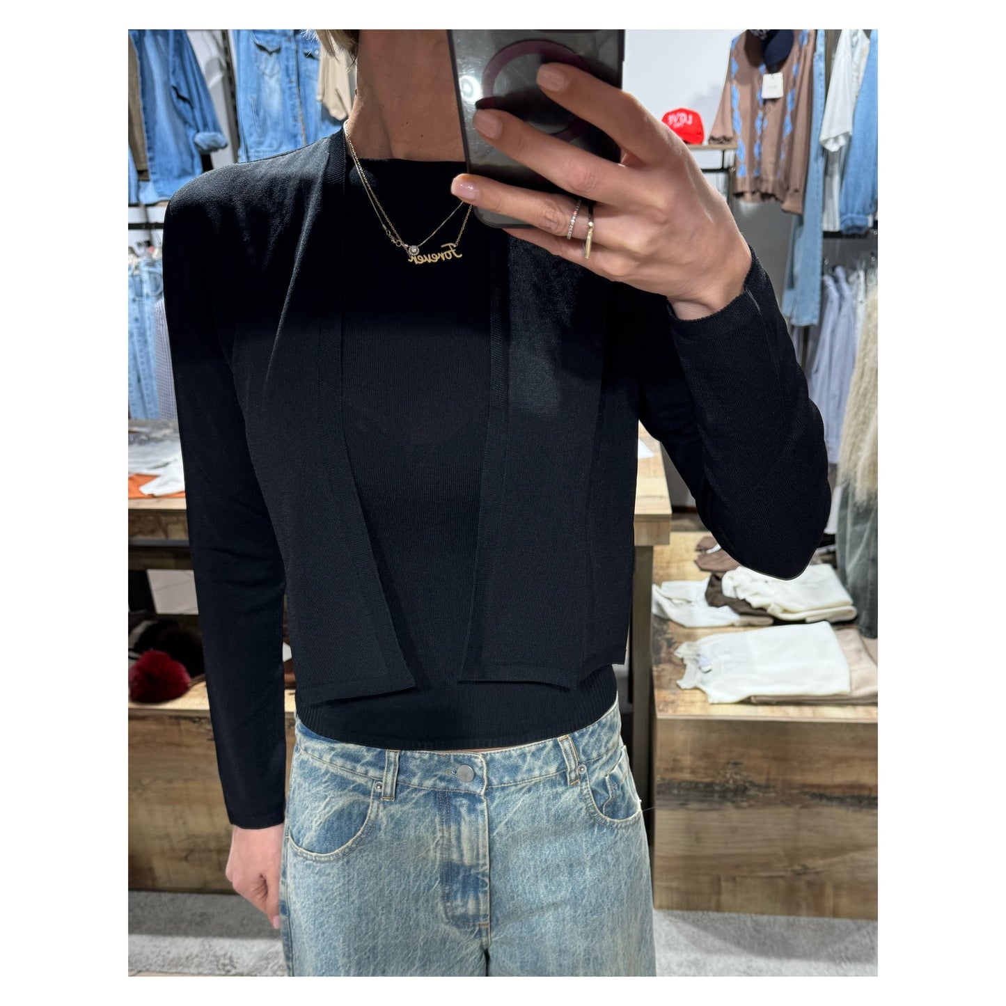 Cardigan aperto - carta libera