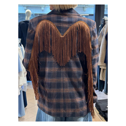 Blazer check frange - Tensione In