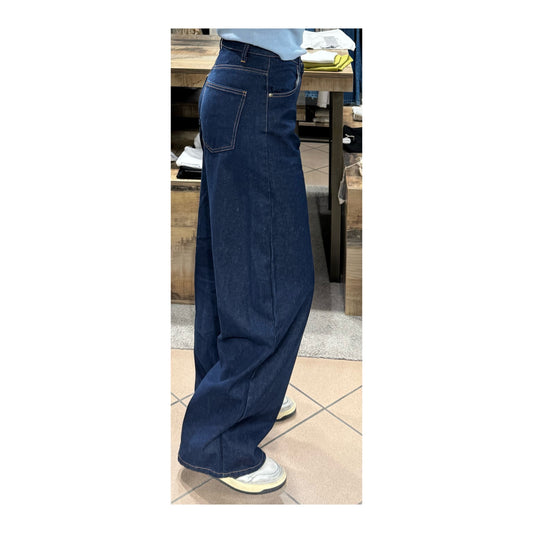 Jeans wide leg blu notte - Tensione In