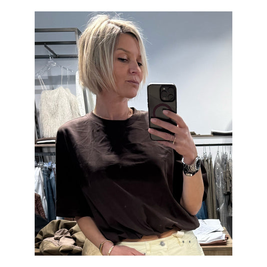 T-shirt arricciata - Tensione In