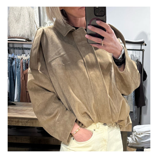 Bomber effetto scamosciato - Tensione In