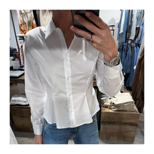 Camicia slim fit svasata spallina - Tensione In