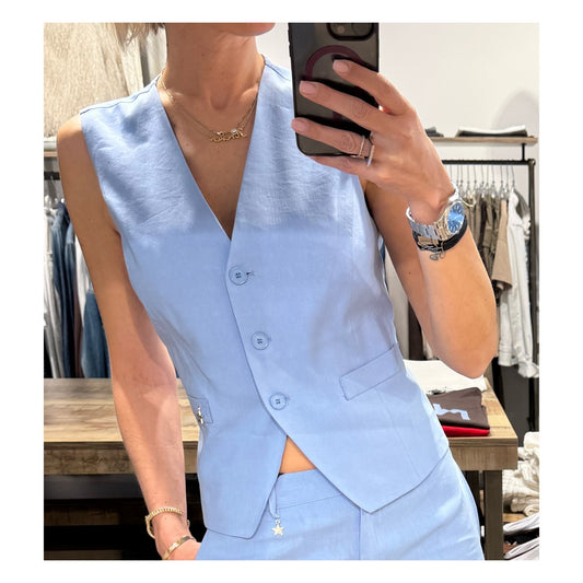 Gilet lino viscosa - Souvenir
