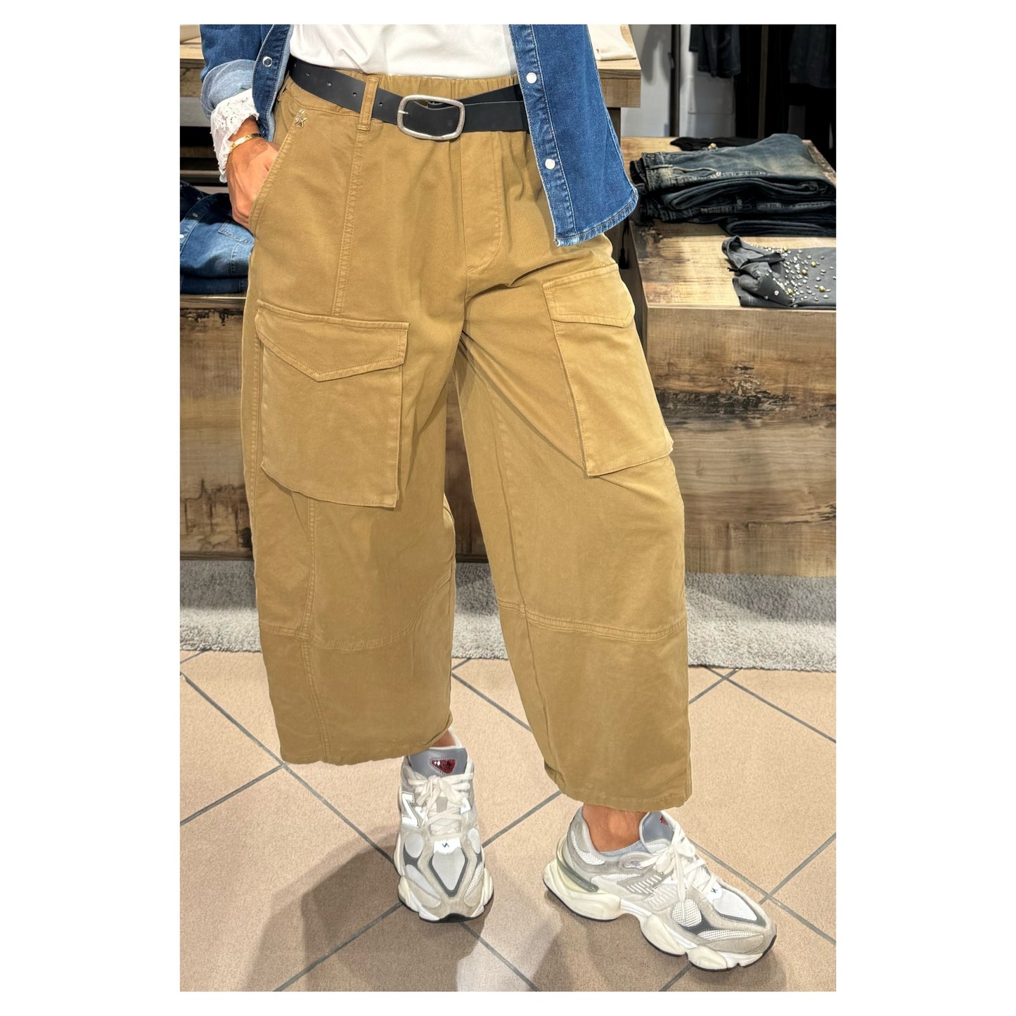 Panta effetto cargo cintura  - Souvenir