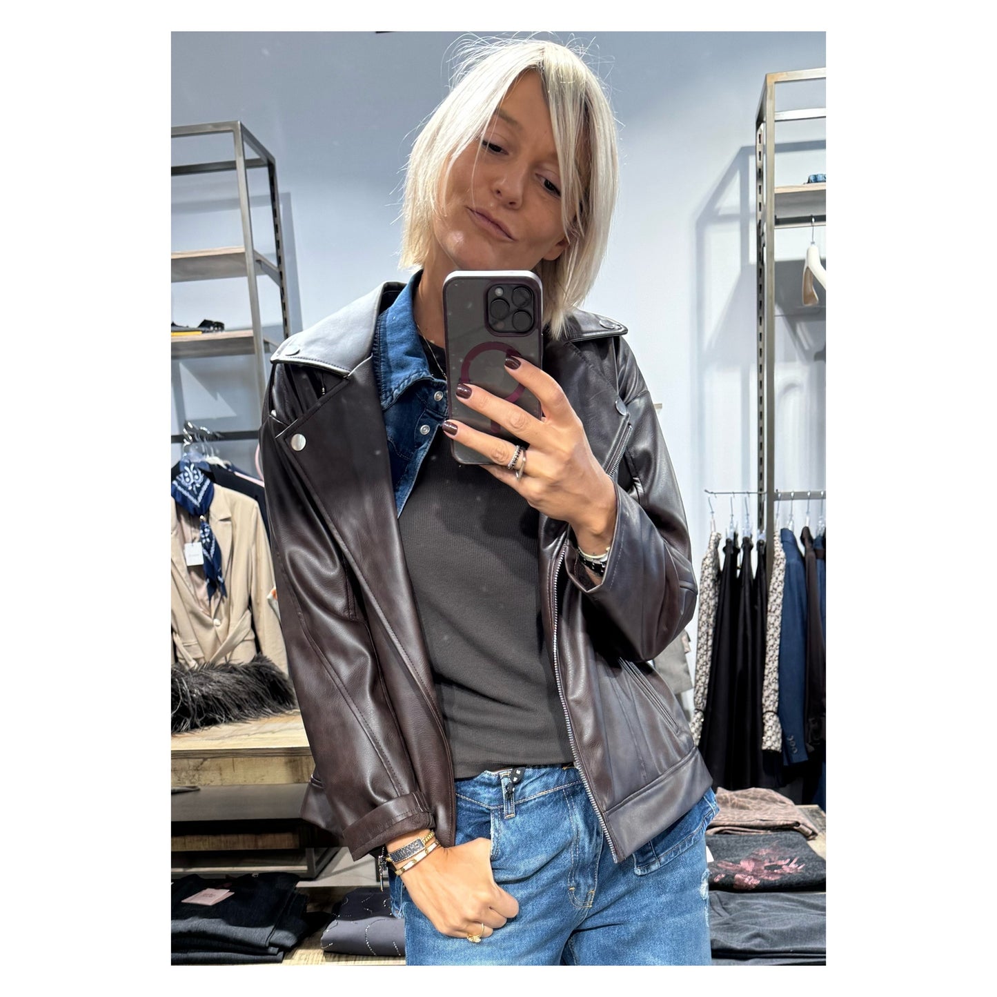 Chiodo similpelle - Haveone